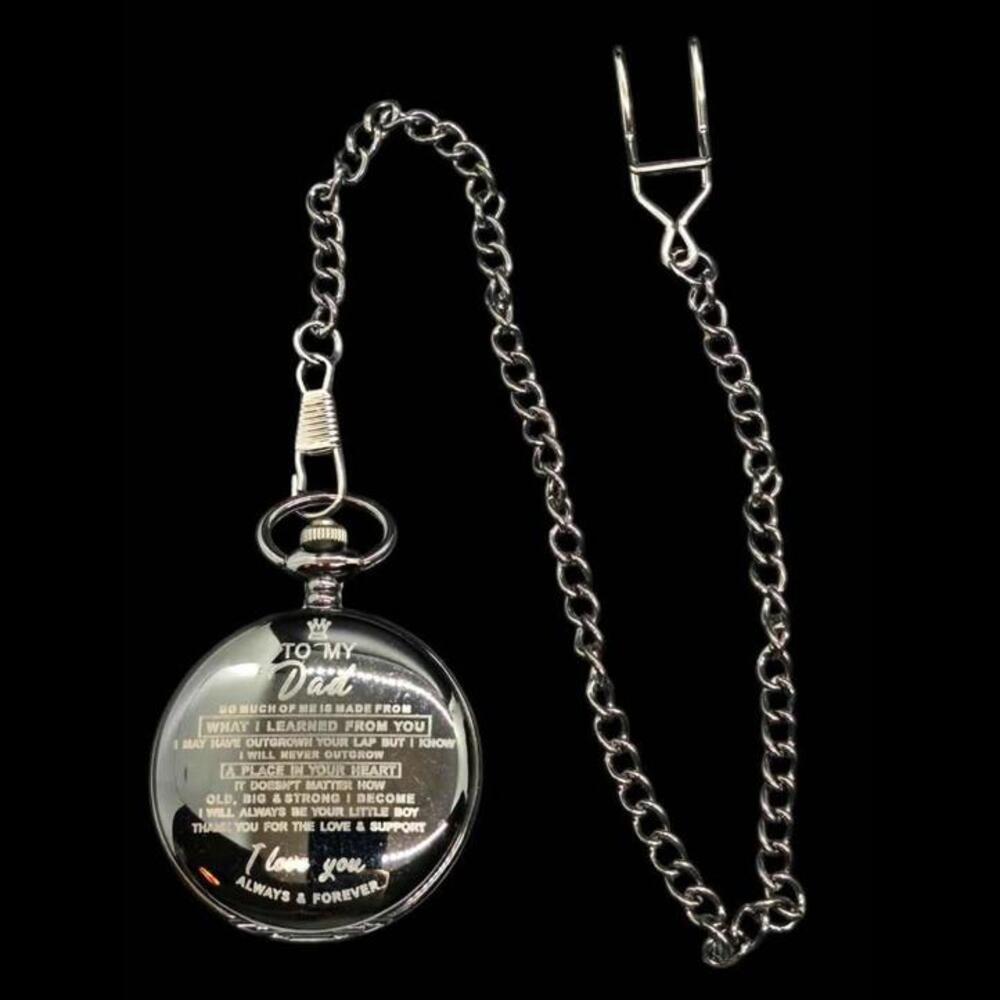 "To My Dad" Pocket Watch: From Son to Father